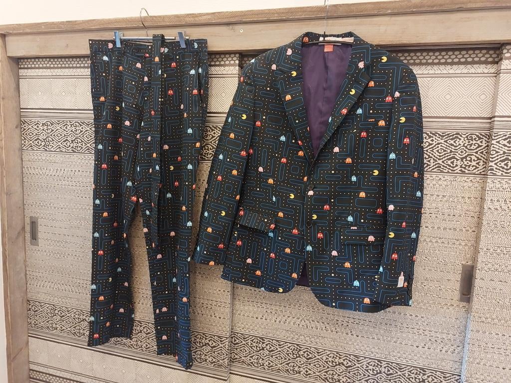 Opposuits Pac man 50, Maat 48/50 (M), Opposuits, Ophalen of Verzenden, Zo goed als nieuw