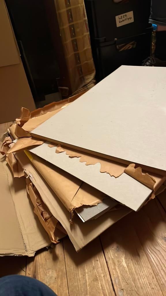 Tekenpapier en modelbouw karton grote maten, Ophalen, Nieuw