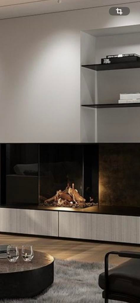 Gashaard Dru Maestro RCH 60 rechts open, Ophalen, Zo goed als nieuw, Inbouwhaard, Gashaard