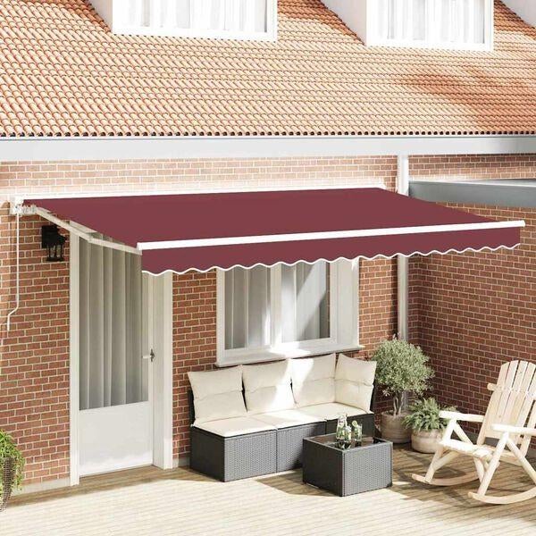 Vervangende Doek voor Zonnescherm - Bordeauxrood, Nieuw, Ophalen of Verzenden, 150 tot 300 cm, 250 cm tot 450 cm