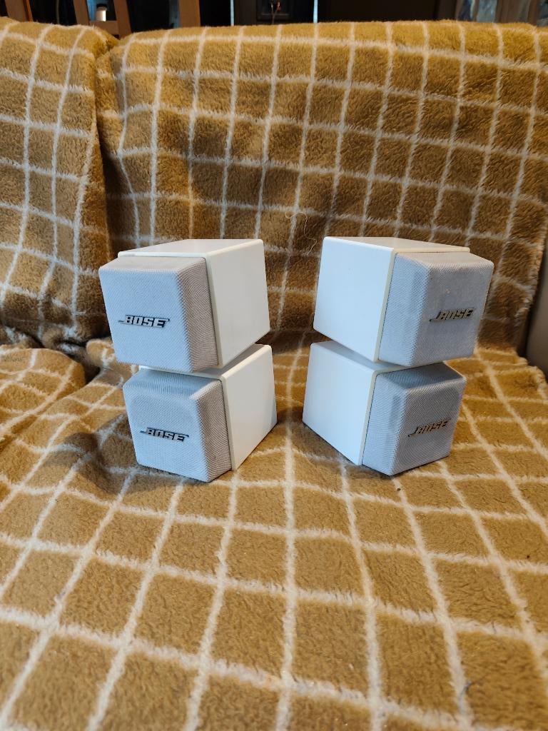 Witte BOSE Acoustimass Cube System type AM-5 *getest*, Audio, Tv en Foto, Luidsprekers, Gebruikt, Ophalen of Verzenden, Bose, Minder dan 60 watt