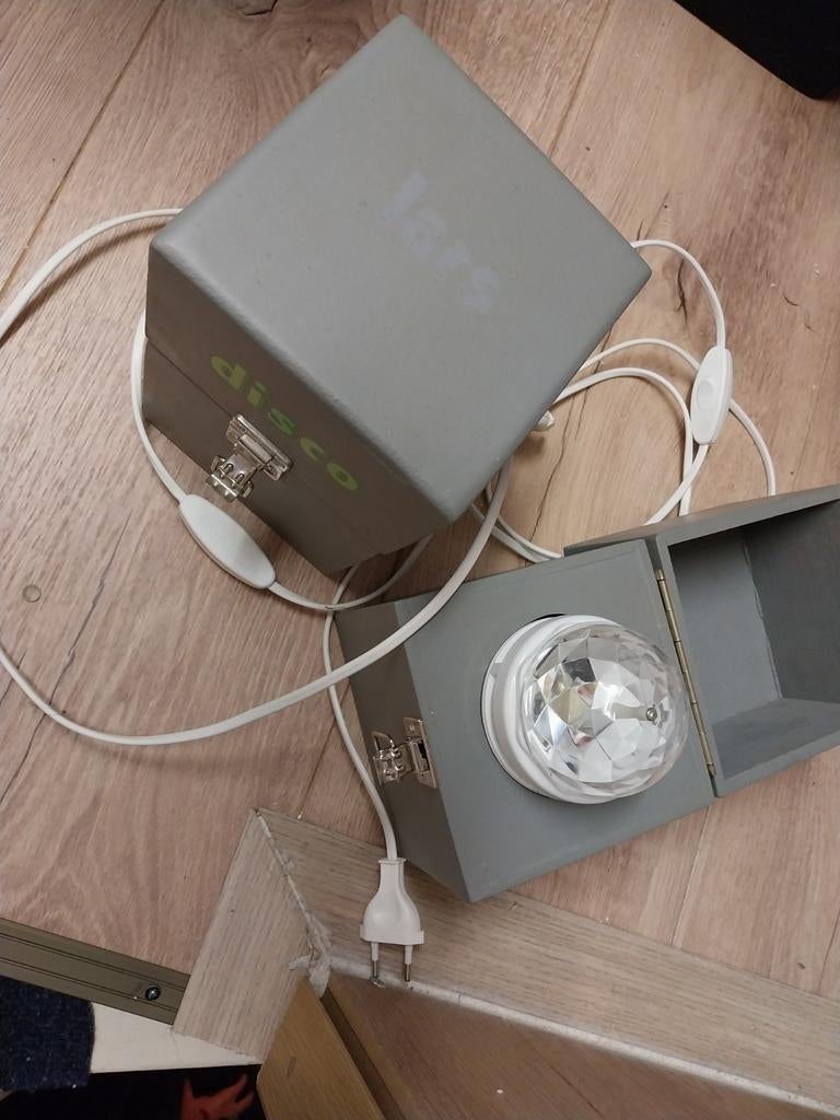 2 disco lampen, Ophalen of Verzenden, Gebruikt, Licht