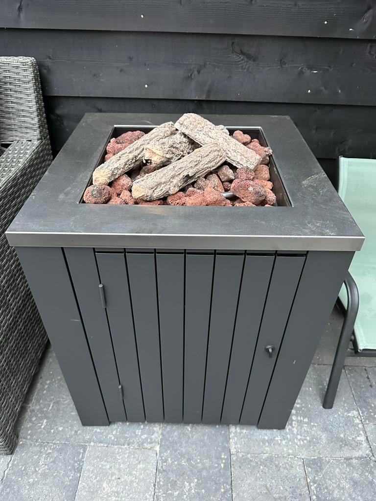 Cozy Living Faro vuurtafel 60x60 cm, Ophalen, Gebruikt