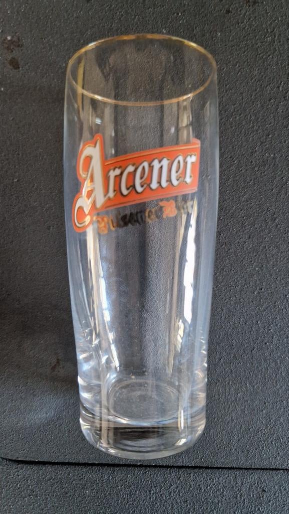 Bierglas Arcener pilsener bier ( Hertog Jan ), Ophalen of Verzenden, Zo goed als nieuw, Glas of Glazen, Hertog Jan