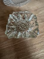 Oude glazen asbak, Ophalen of Verzenden