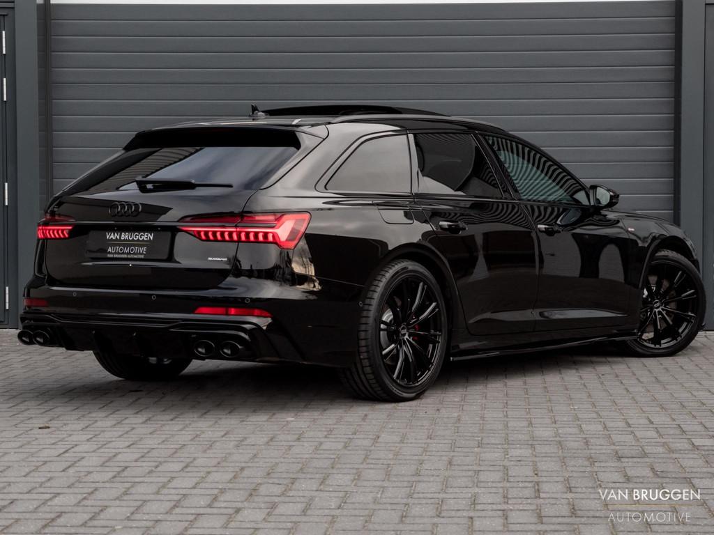 Audi A6 Avant 55 TFSI e quattro S-Line Pano Head-Up B&O Sfee, Automaat, Gebruikt, Euro 6, Zwart