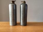Set van 2 vintage metalen kruiken, Antiek en Kunst, Ophalen of Verzenden