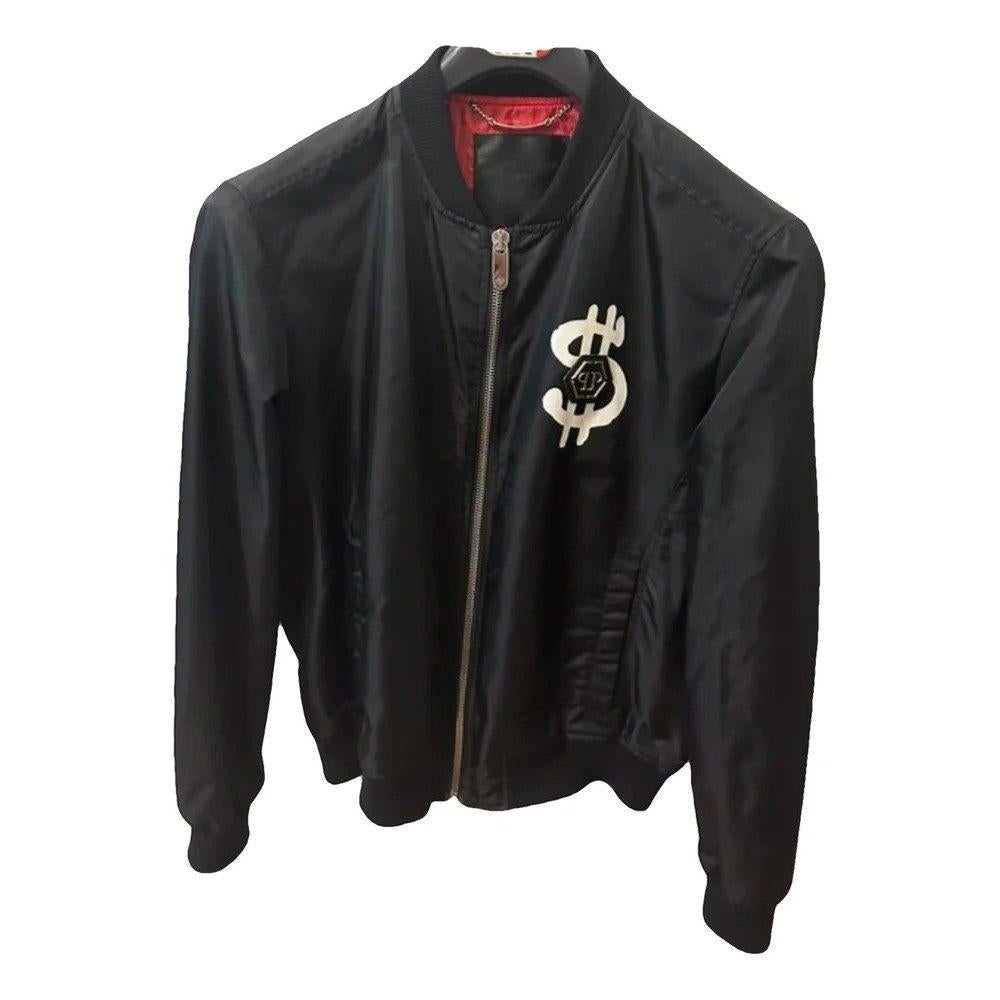 Philipp Plein Jas Zwart, Ophalen of Verzenden, Zo goed als nieuw, Overige maten, Zwart