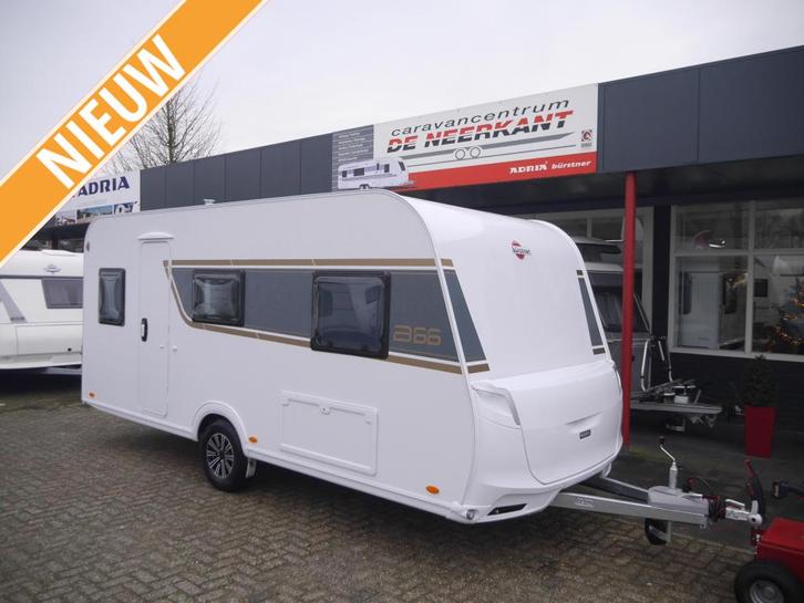 Bürstner B66 490 TL, Caravans en Kamperen, Caravans, Bedrijf, tot en met 4, 1000 - 1250 kg, Standaardzit, Bürstner, 2 aparte bedden