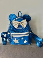 Loungefly Disney Parks Minnie Mickey Mouse blauw glitter, Ophalen of Verzenden, Zo goed als nieuw, Overige merken