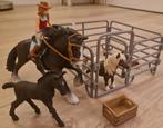 Schleich paarden paddock met ruiter en paarden, Ophalen