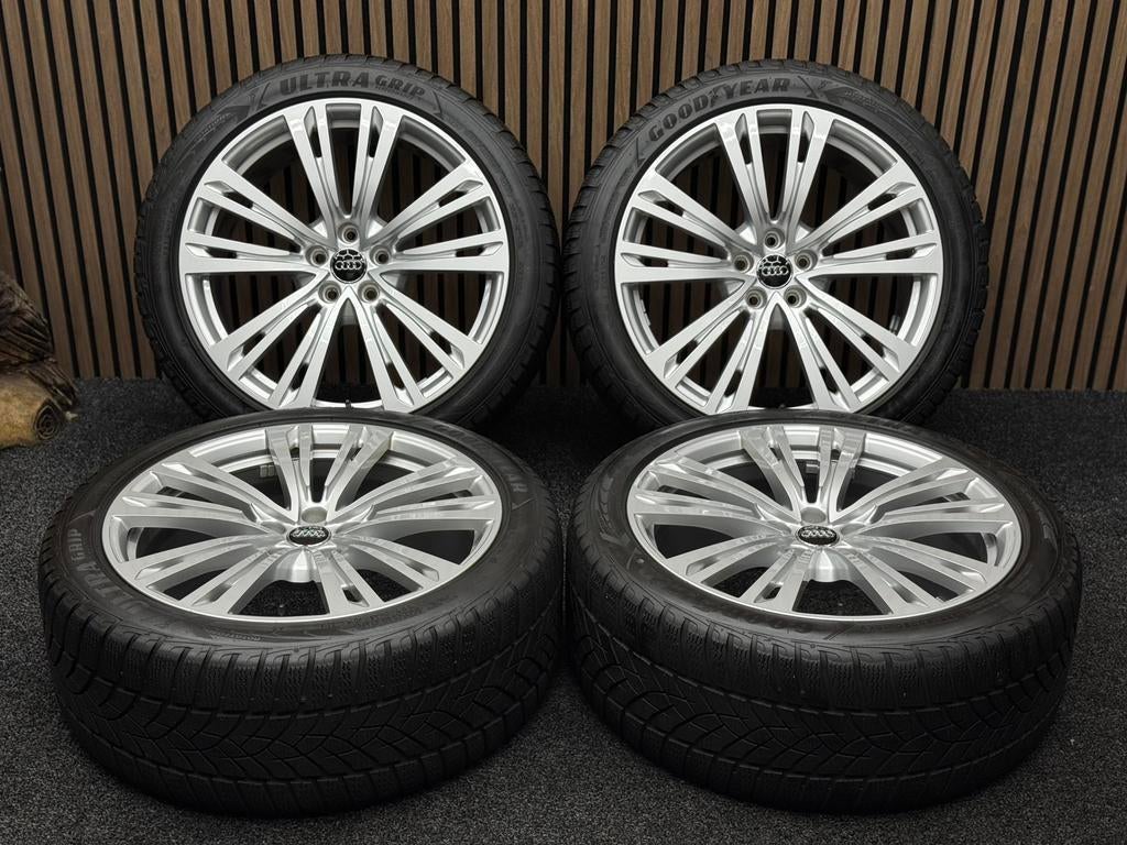 WINTER! Originele 20 inch Audi A8 5x112 ET40 9J Goodyear AO, Ophalen, Banden en Velgen, Winterbanden, .