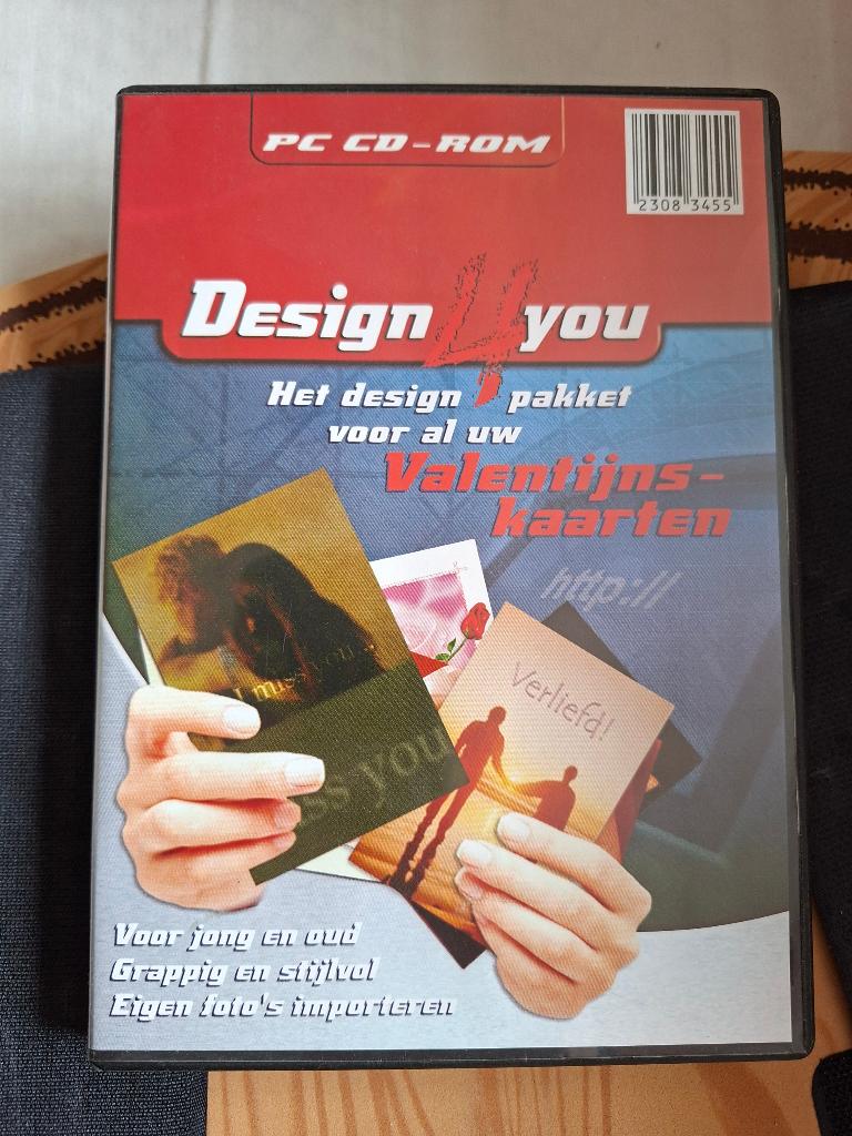 PC CD-ROM Design4You voor valentijnskaarten, 1 speler, Ophalen of Verzenden, Zo goed als nieuw, Vanaf 3 jaar