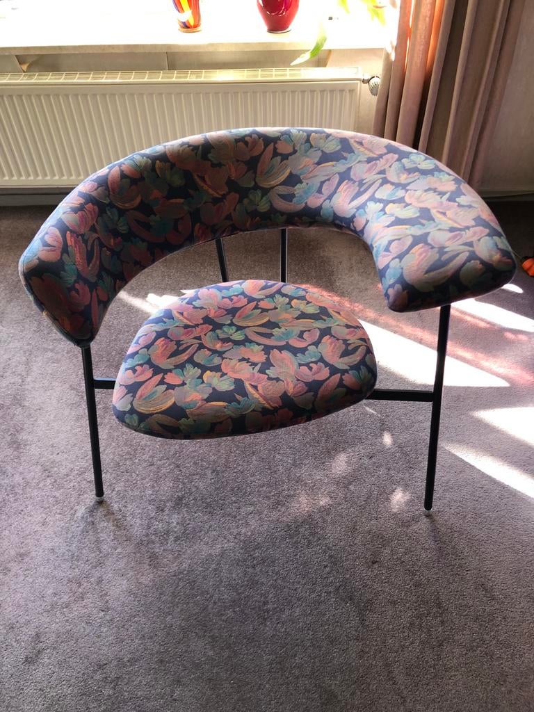 Vintage Leolux Divi Divi Fauteuil - Mark van Tilburg Design, Ophalen, Gebruikt, Minder dan 75 cm, 125 cm of meer