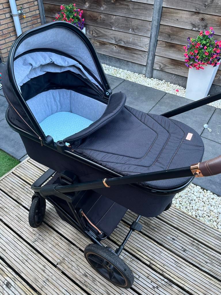 Qute Rider kinderwagen met wieg en buggy, Gebruikt, Combiwagen, Met reiswieg, Ophalen