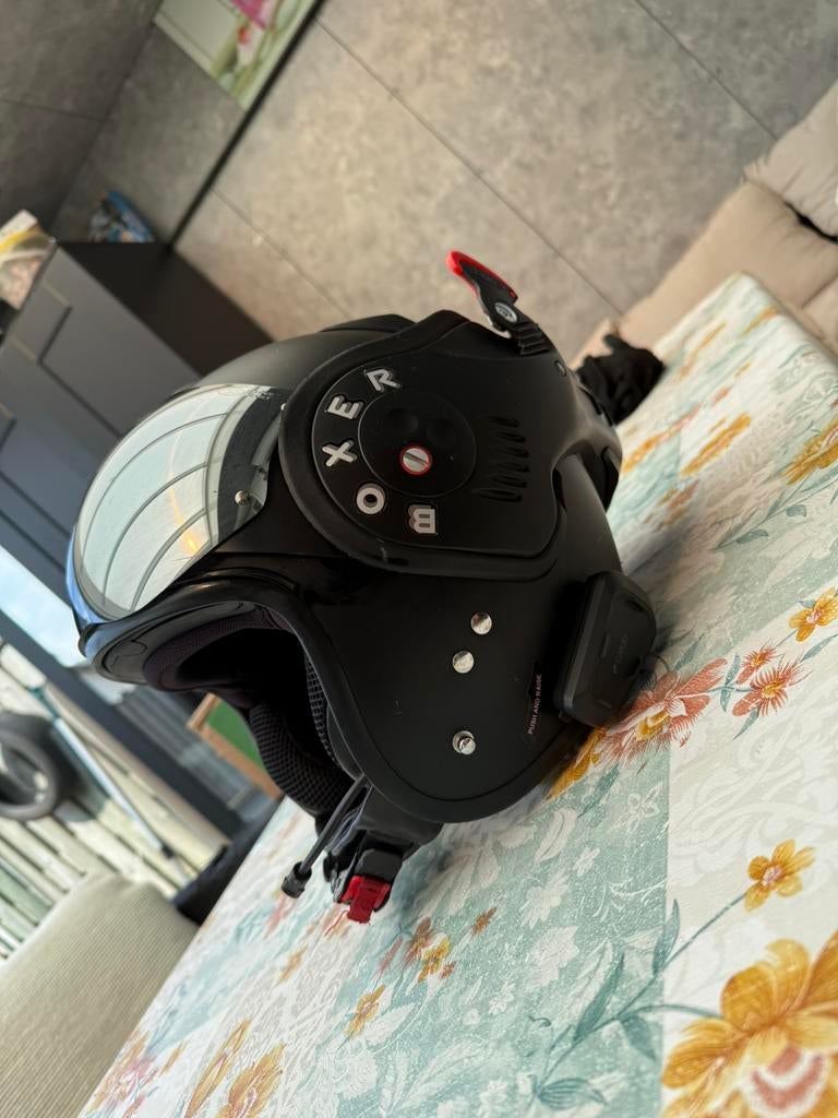 Roof Boxer V8 helm – maat M (58) Cardo, Fietsen en Brommers, Brommerhelmen, Ophalen of Verzenden, Gebruikt, Medium