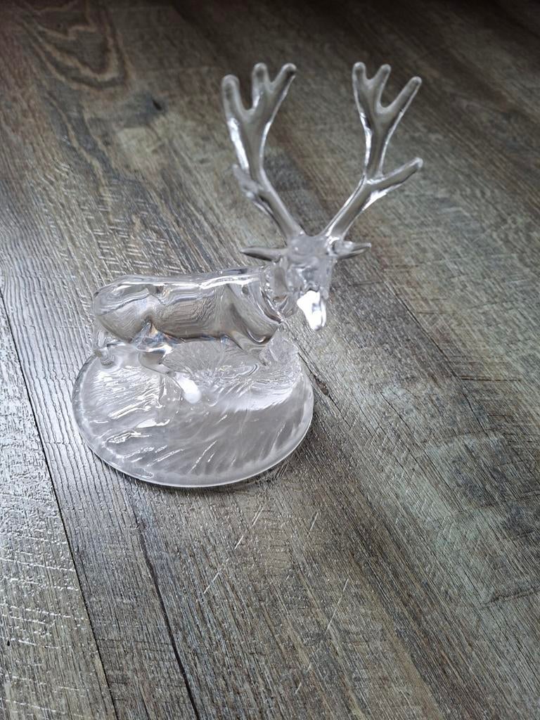 Kristallen Beeld Wild Hert - 18 cm hoog, Ophalen