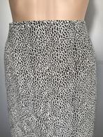 B1755 Caroline Biss: zwart/wit zijden rok Maat 38=M zijde, Maat 38/40 (M), Wit, Ophalen of Verzenden, Zo goed als nieuw