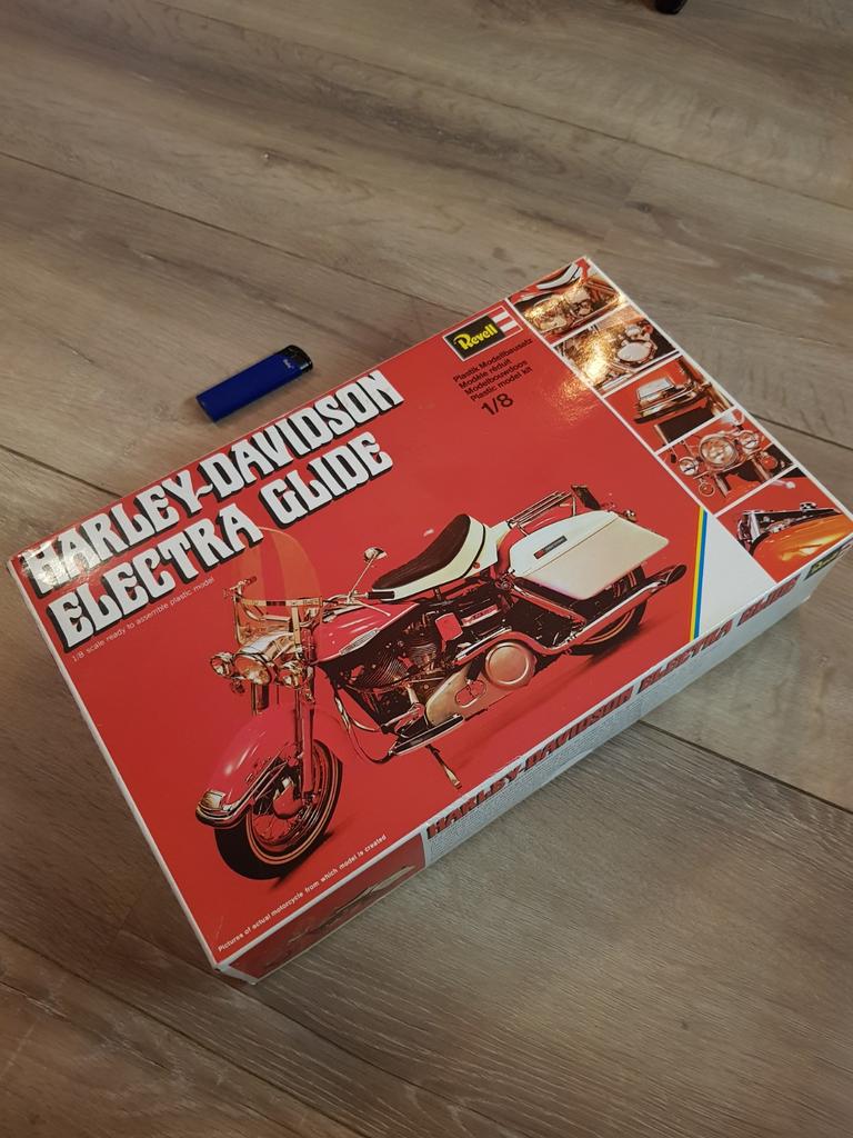 Collectors-item: Revell 1/8 Harley-Davidson Electra Glide!, Auto, Revell, Groter dan 1:32, Nieuw