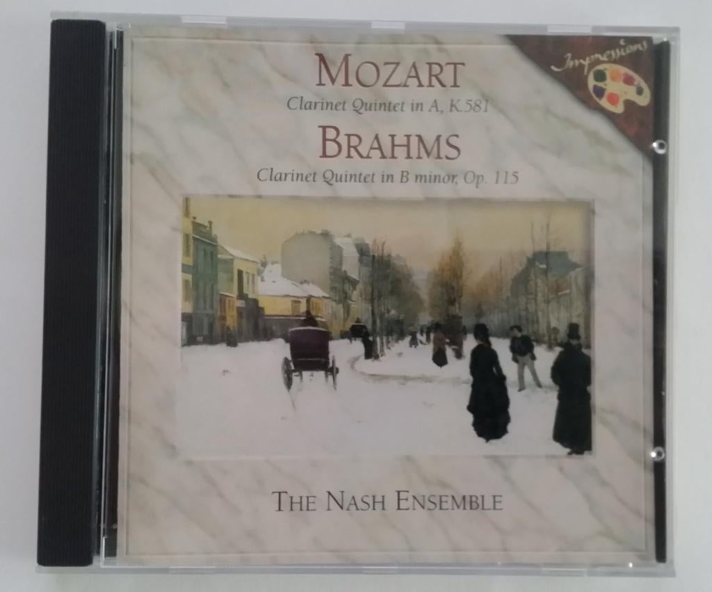 Mozart/Brahms - Clarinet quintets (Nash Ensemble), Kamermuziek, Met libretto, Ophalen of Verzenden, Zo goed als nieuw