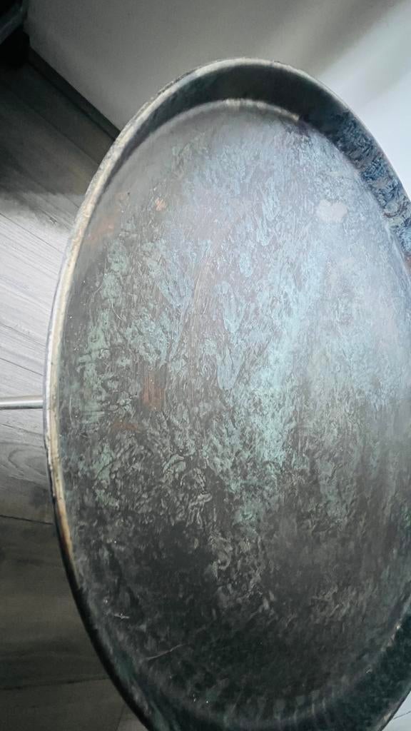 Bijzettafel rond, 36cm hoog, 50cm diameter, Ophalen, Minder dan 45 cm, Minder dan 55 cm, Gebruikt