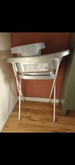 Bébé-jou babybadset grijs/zilver met standaard en Tummy Tub, Gebruikt, Ophalen of Verzenden, Badje, Bébé-jou