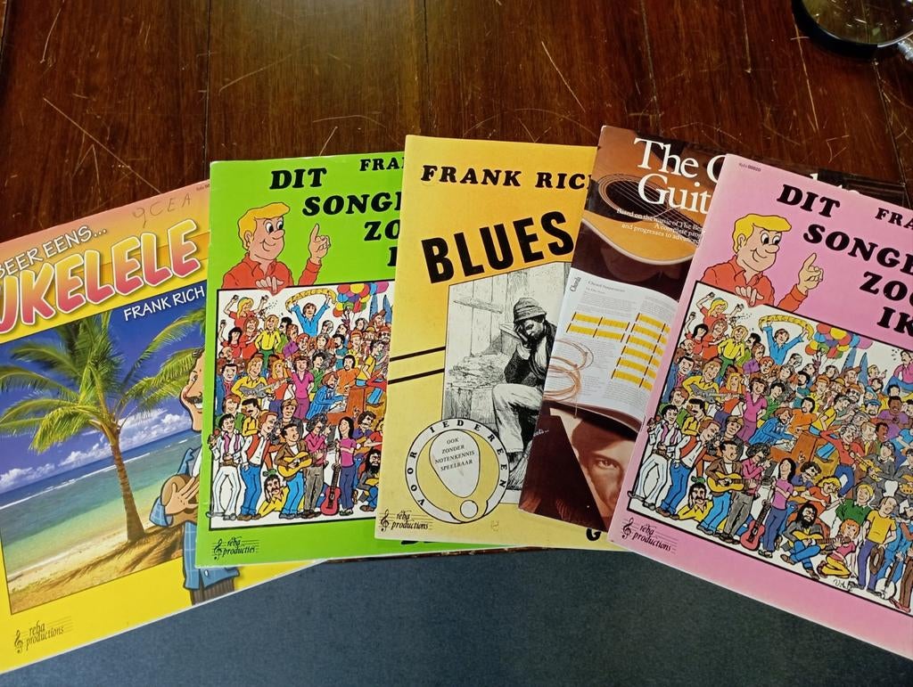 5 x Bladmuziek voor Gitaar, Ophalen of Verzenden, Les of Cursus, Gitaar