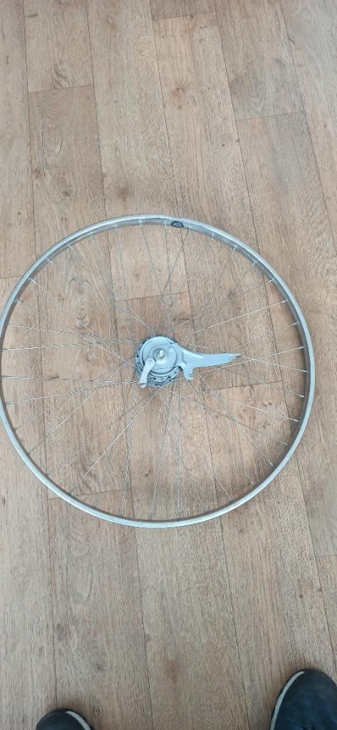 RVS fietswiel 28" met Sachs trommelrem, Fietsen en Brommers, Fietsonderdelen, Gebruikt, Onbekend, Staal, Stadsfiets