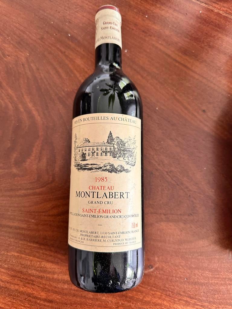 Chateau Montlabert Grand Cru Saint-Émilion 1985, Verzenden, Gebruikt, Frankrijk, Rode wijn