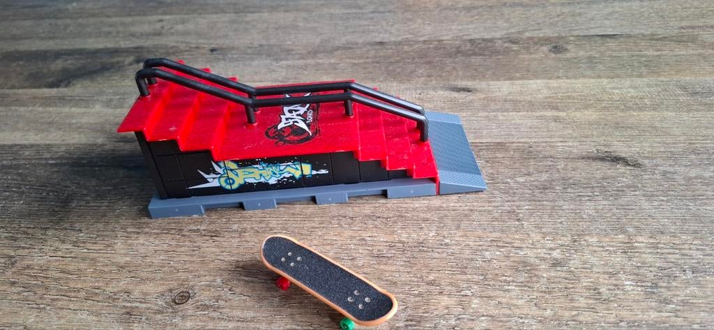 Vingerskateboard met ramp, Ophalen