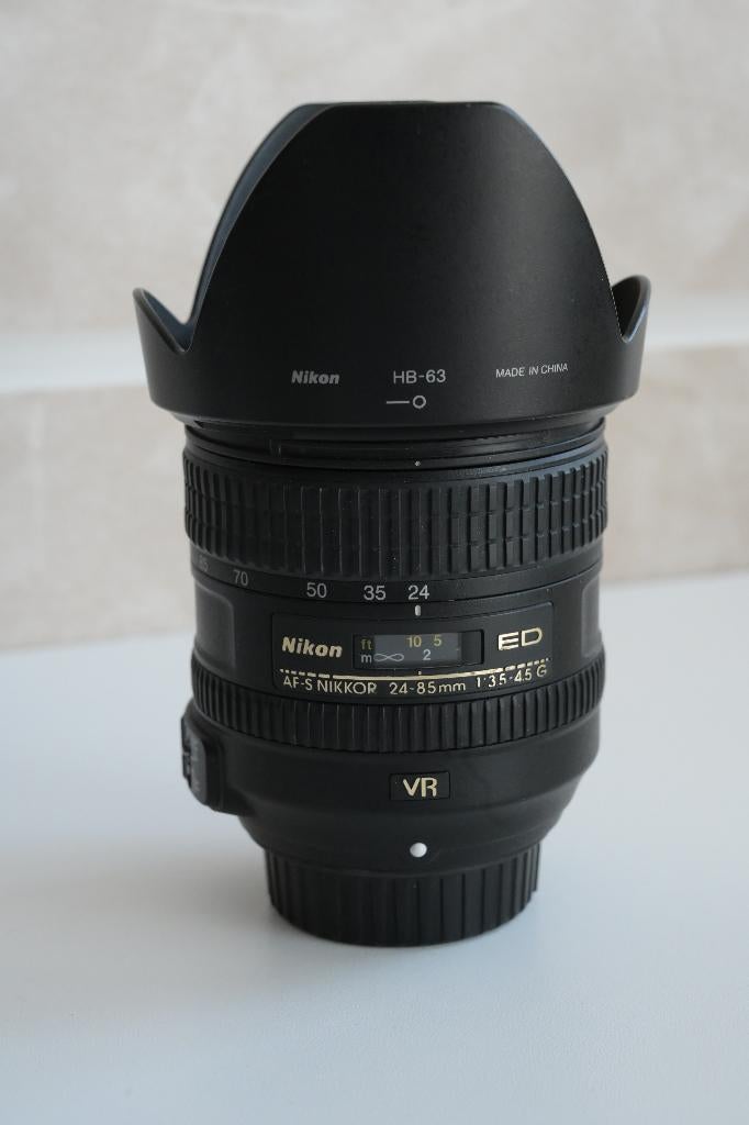 Nikon Nikkor AF-S 24-85mm 3.5-4.5 G ED VR, Audio, Tv en Foto, Fotografie | Lenzen en Objectieven, Ophalen, Zo goed als nieuw, Standaardlens