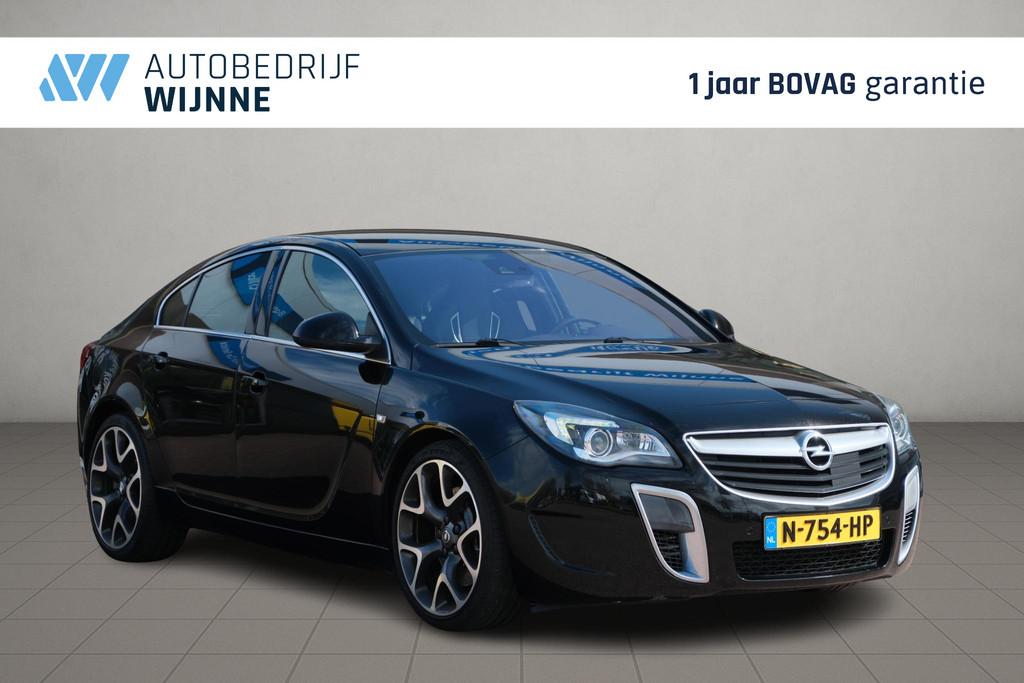 Opel Insignia 2.8 T 325pk 4x4 Aut. OPC | Navi | Climate | Le, Auto's, Opel, Automaat, Zwart, Zwart, Leder