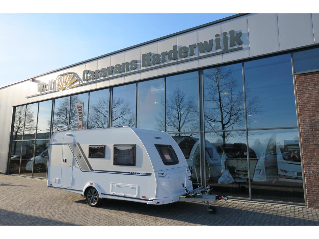 Knaus Sport E-Power Selection 420 QD AIRCO+MOVER+VLOERVERW., Caravans en Kamperen, Bedrijf, Treinzit, Schokbreker, 4 tot 5 meter