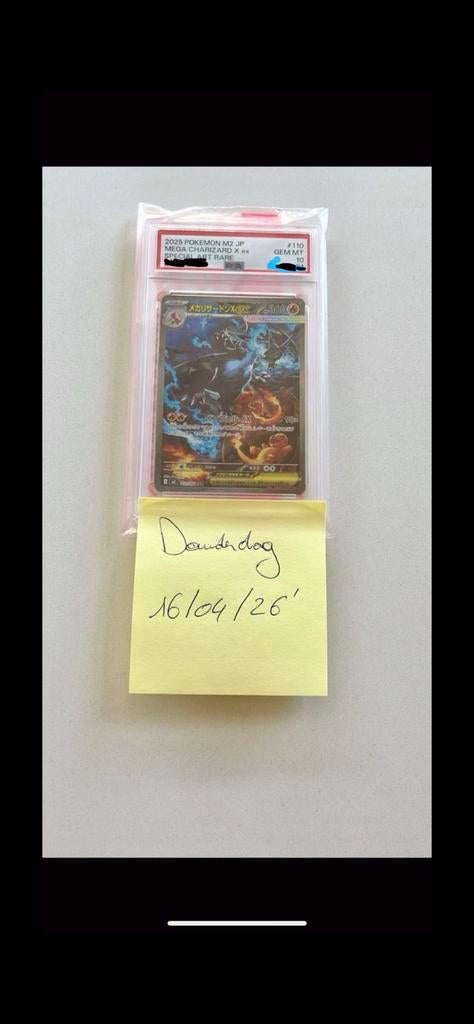Mega Charizard psa 10 Japanese, Hobby en Vrije tijd, Verzamelkaartspellen | Pokémon, Ophalen of Verzenden, Nieuw