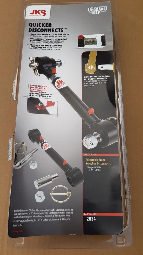 JKS Quick disconnects Jeep Jk Wrangler, Ophalen, Nieuw, Jeep