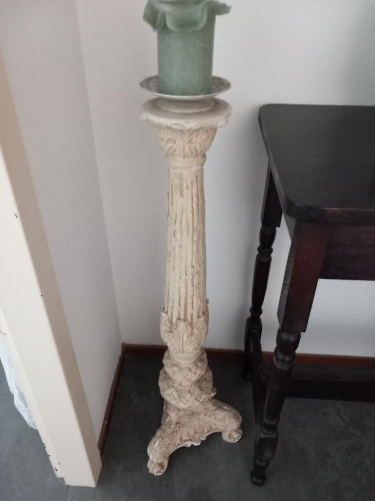 Brocante kaars. standaard, Antiek en Kunst, Curiosa en Brocante, Ophalen