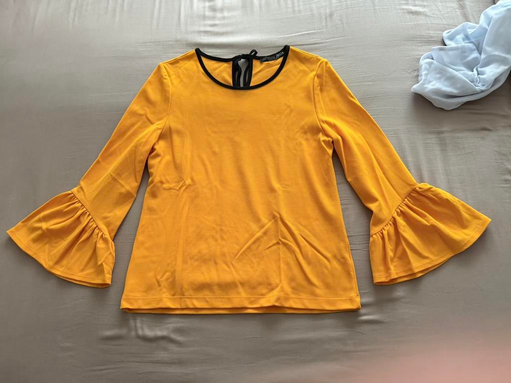 Uniek truitje van Juffrouw Jansen, Ophalen of Verzenden, Zo goed als nieuw, Maat 38/40 (M), Korte mouw