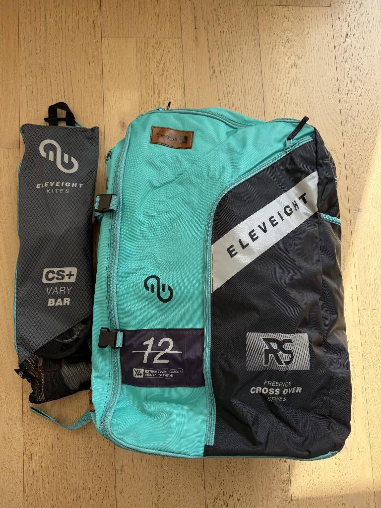 2025 Eleveight RS V8 12M + Bar, Watersport en Boten, Kitesurfen, Geen board, Ophalen of Verzenden, Zo goed als nieuw, Kite
