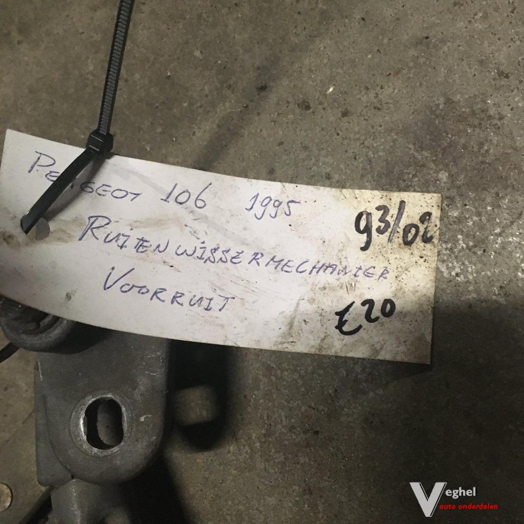 Peugeot 106 1993 / 2002 Ruitenwissermechaniek met motor, Gebruikt, -, -, Ophalen of Verzenden