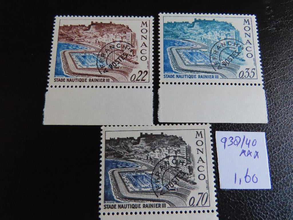 Monaco 938/40, Ophalen of Verzenden, Monaco, Postfris