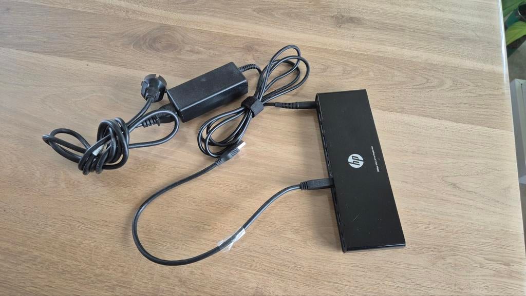 HP 3005pr USB 3.0 Port Replicator, Computers en Software, Dockingstations, Ophalen of Verzenden