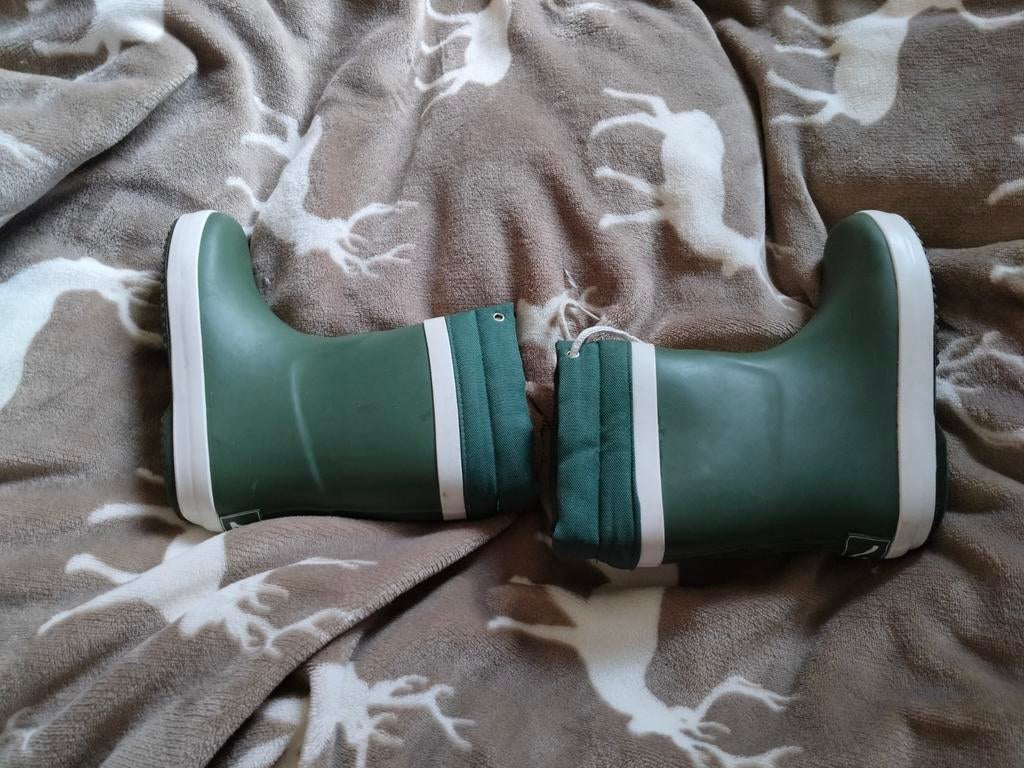 Groene regenlaarzen Scapino maat 29, Ophalen of Verzenden, Gebruikt, Jongen of Meisje, Schoenen