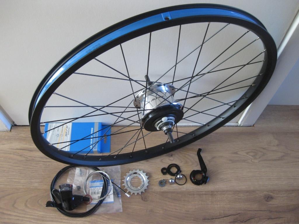 Achterwiel Bullitt, 26 inch, Alfine 8, handgespaakt NIEUW, Wiel, Bakfiets, Nieuw, Ophalen of Verzenden
