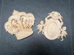 Brocant houtsnijwerk ornament applique console kroon engel, Verburgt Vintage, Nieuw, Ophalen of Verzenden, https://verburgtvintage.nl/#contact