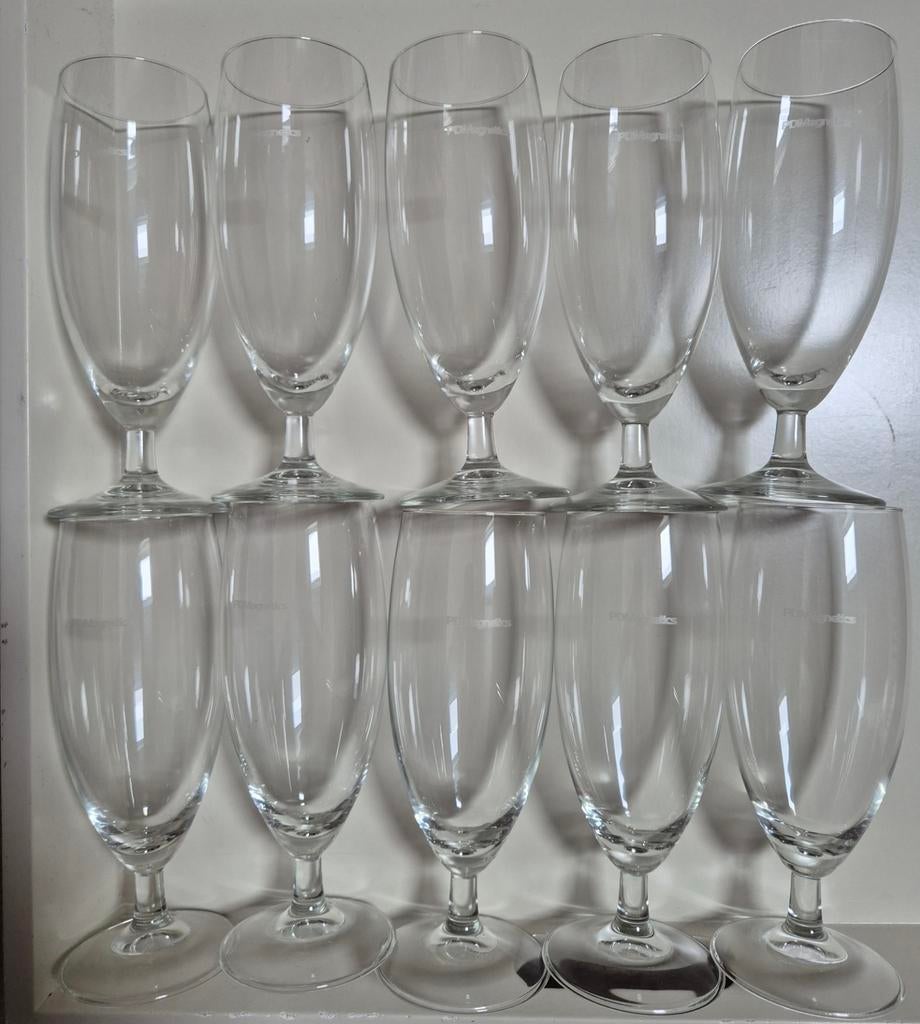 10 Bier /limonade glazen, Verzamelen, Ophalen