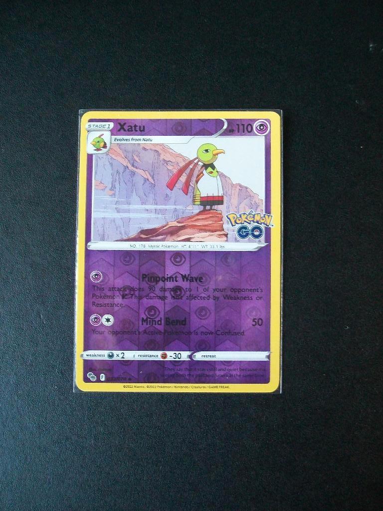 8269: Nieuwe Pokemon GO Kaart holofoil XATU HP 110 (033/078), Verzenden, Nieuw, Losse kaart, Foil