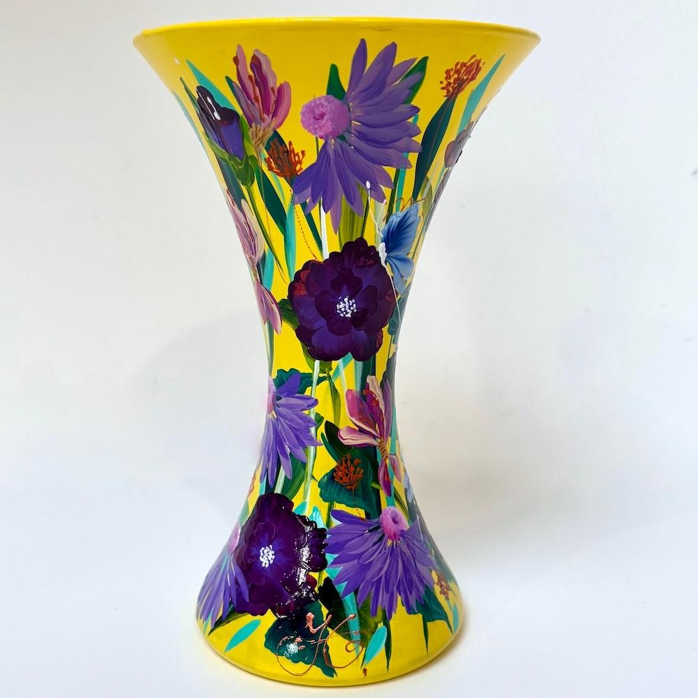 Vaas Lemon Blossom, Geel, Nieuw, Ophalen of Verzenden, Glas