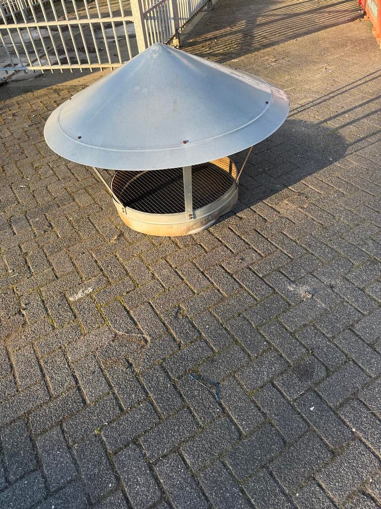 Regenkap 800mm verzinkt, Ophalen, Gebruikt, Afzuiger