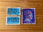 3 Postzegels hoofd Hitler 1943 + Berlijn. Samen 1 euro, Ophalen of Verzenden, Nederland