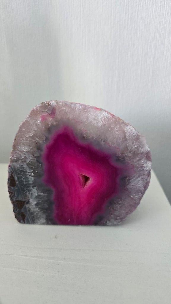 Edelstenen | Roze agaat | Voor waxinelichtjes, theelichtjes, Huis en Inrichting, Overige materialen, Ophalen of Verzenden, Zo goed als nieuw